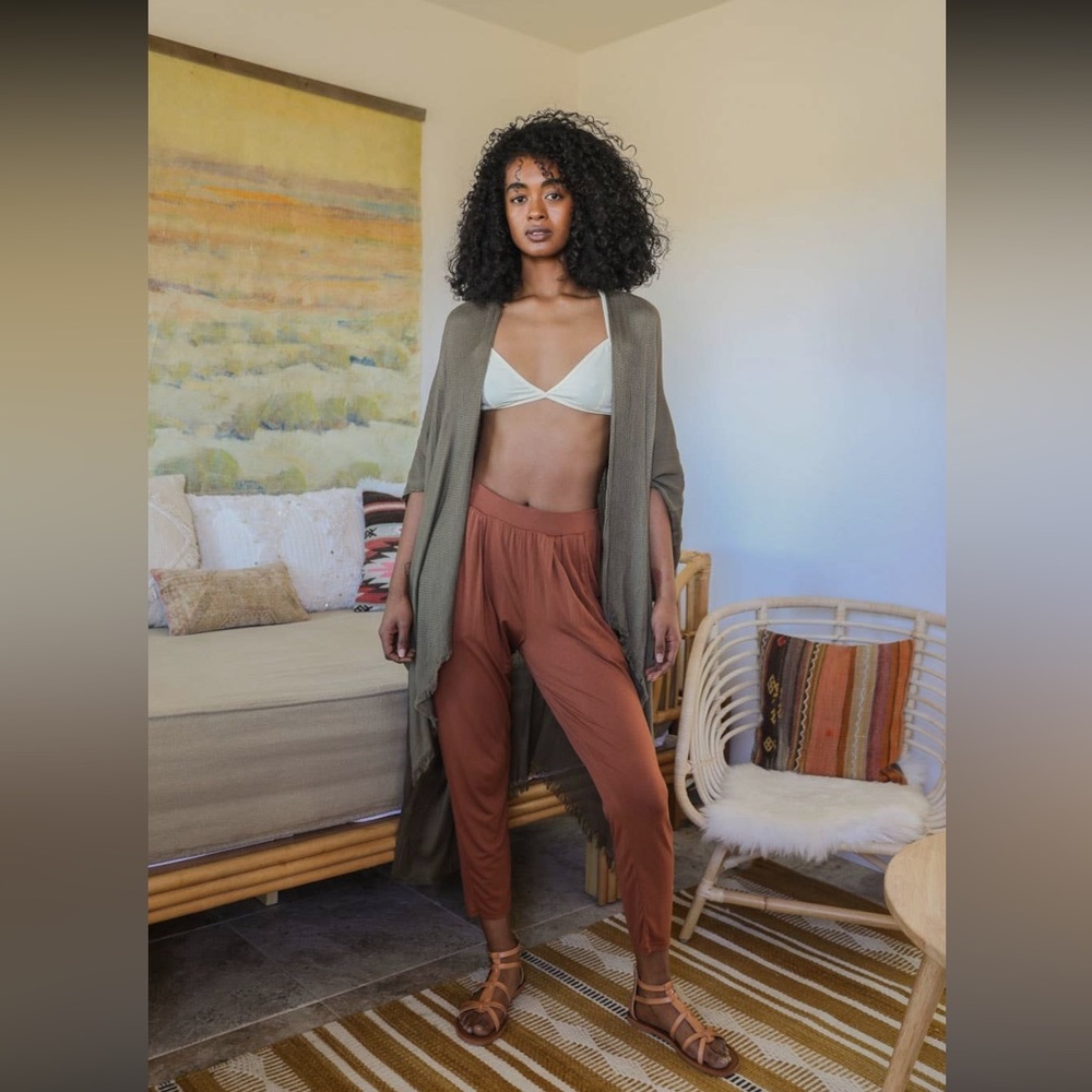 Kimono - Fall Tones - Olive kimono - One Size